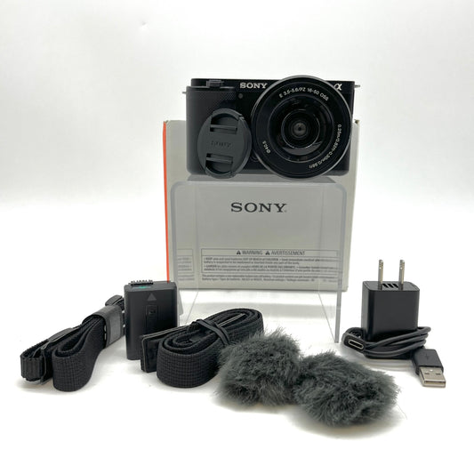 Sony ZV-E10 24.2MP Interchangeable Lens Mirrorless Vlog Camera